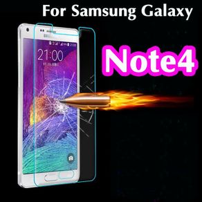 2 x Tempered Glass Screen Protector for Samsung Note 4