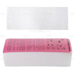 Paper Strips Hair Removal for Depilatory Nonwoven Epilator Wax Strip - 100 Pcs