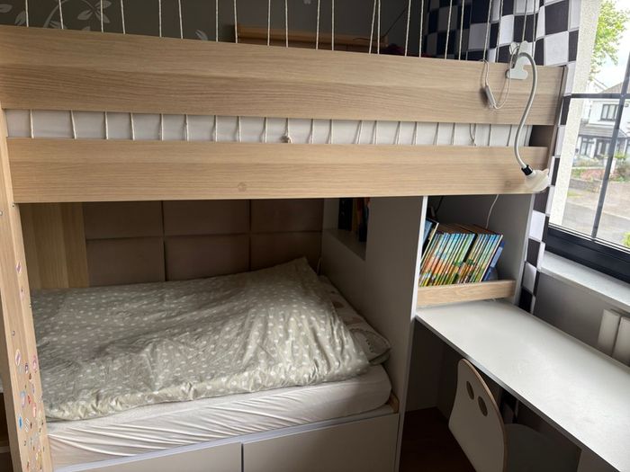 Eclipse Oak bunk bed