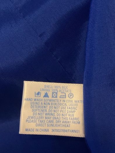 100% Silk dress from Oasis