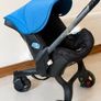 Baby Car Seat & Stroller, Black & Blue Image 5