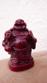 Oriental Feng Shui Laughing Buddha Desk Statue Figure Happiness Lucky Wealth H2"