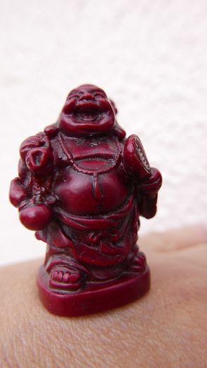 Oriental Feng Shui Laughing Buddha Desk Statue Figure Happiness Lucky Wealth H2"