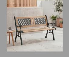 New garden bench. Repair. Parts.