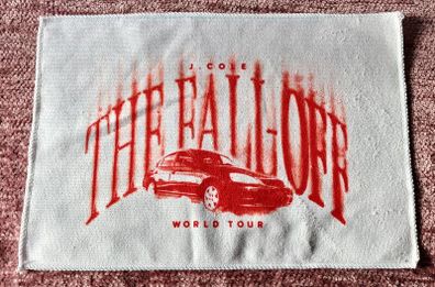 J Cole the falloff world tour face towel