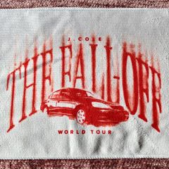 J Cole the fallout world tour hand towel