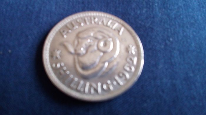 1962 Australian Silver Shilling.