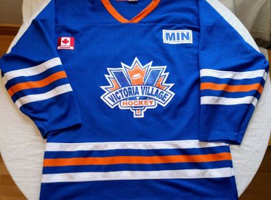 Vintage Victoria Village Canada Hockey Jersey Size L Adults