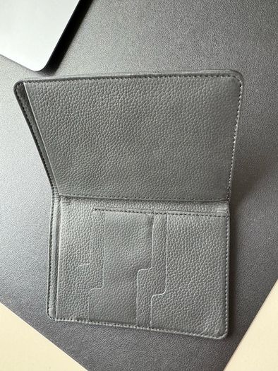 Moleskine leather passport wallet