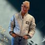 Roberto Geissini Metallic Silver Skull Puffer Jacket Y2K Streetwear  Unisex Fit Size M Image 10