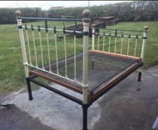 antique beautifully restored bed