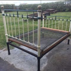 antique beautifully restored bed