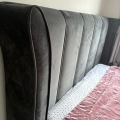 Dark Grey Double Bed FRAME ONLY