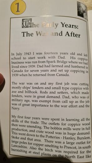 Coppice Merchant By Billy Hogarth. A Life In The Woodlands Of The Lake District. First Edition. Paperback In Good.