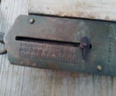 Salter Balance scales, brass,