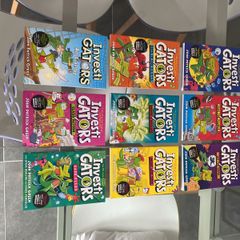 Brand New The Complete Set of 9 InvestiGATOR Children's Books by John Patrick Green