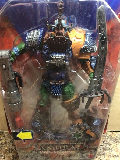 Masters of the universe samurai man at arms -new and unopened