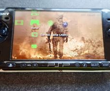 Modded Black PSP Slim 3000 128GB with games