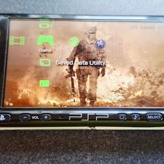 Modded Black PSP Slim 3000 128GB with games