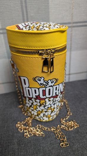 Popcorn Cylinder Bucket Bag