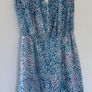 Sandro Rebelle Dress Blue Leopard Image 4