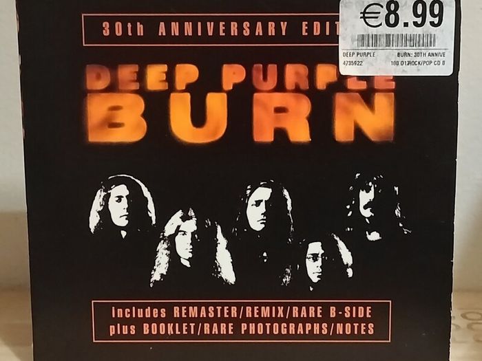 Deep Purple Burn 30th Anniversary Edition 2 CD