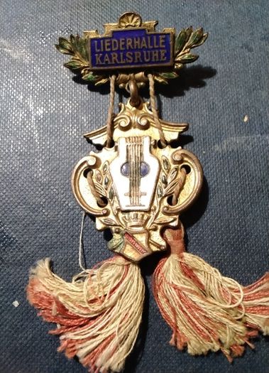 Medal  Liederhalle  Karlsruhe