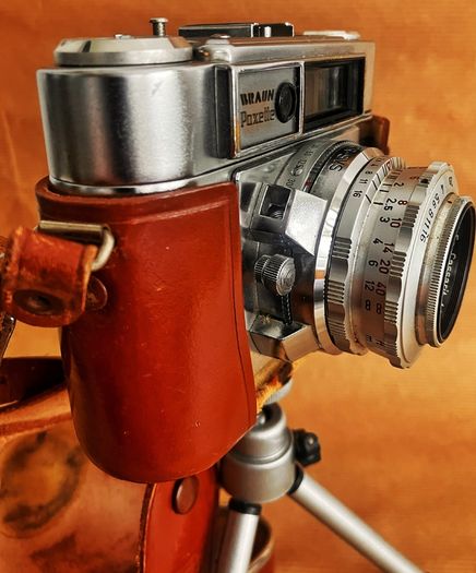 Braun Paxette Ii 35mm Film Range Finder Camera Steinheil Cassarit 1:2.8 F=50mm