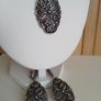 Marcasite Style Filigree Necklace and Earring Set Image 4