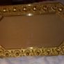 Vintage brass framed mirror circa 1950's Image 5