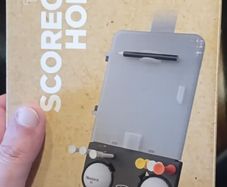 Trolley scorecard holder for golf