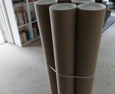 art packing tubes
