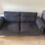Grey 3 Seater Sofa and 2 Seater Sofa Image 3