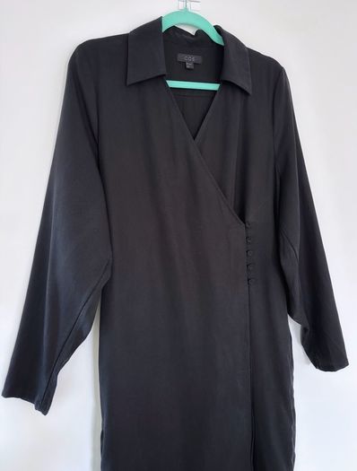COS midi wrap dress