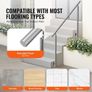 149.9 cm Handrails for Outdoor Steps Staircase for Porch Deck Side-mount Image 5