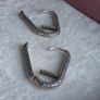Pandora ME extended pave link earrings,very good condition fully hallmarked Image 5