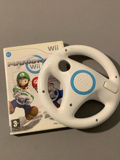 Mario Kart + Wheel Nintendo Wii