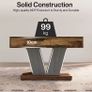 Rustic Square Coffee Table  Modern Living Room Centre Table Image 6