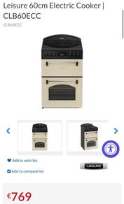 Leisure Electric Freestanding Double Cooker 60cm