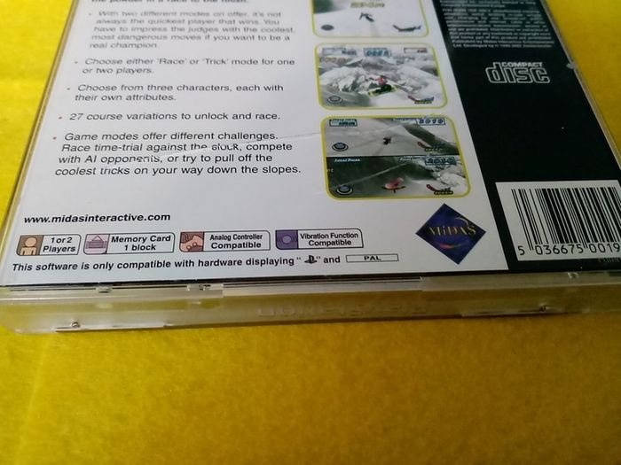 Snowboard Racer PlayStation 1 Ps1 Games PlayStation 2 Ps2 Games Original