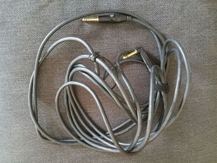 D'Addario Custom Series Instrument Cable, Right Angle, 20ft