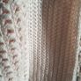 Hand Knit  Crochet Cream Shrug Image 8