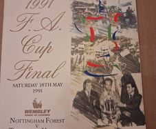 1991 FA Cup Final - Nottingham Forest v Tottenham Hotspur - football programme