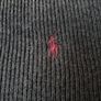 Polo Ralph Lauren Washable Merino Wool Charcoal Grey Scarf Image 6