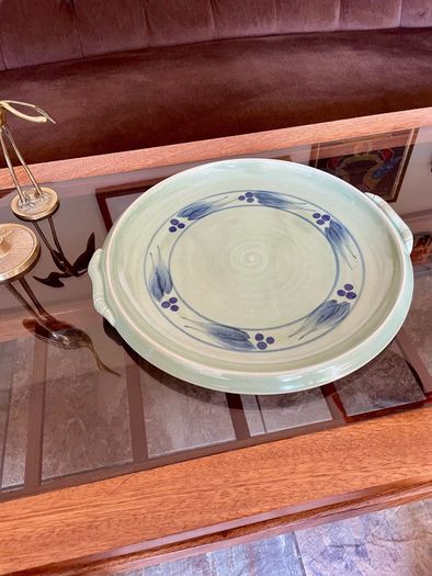 Stunning Discontinued Stoneware Jackson Kilkenny Fruit Serving Plate or Platter