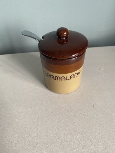 Vintage  pottery marmalade Jar