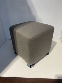 Square poof with Legs (1 small mark ) furniture