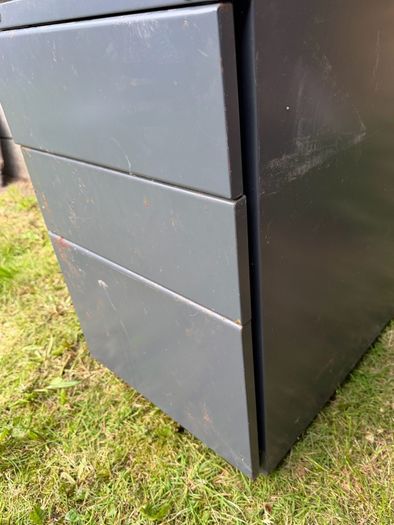 Metal filing cabinet