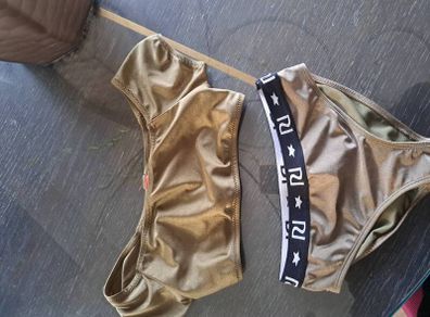 River island Khaki swimsuit bikini 7-8