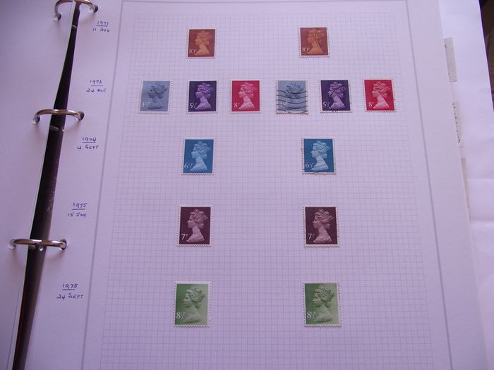 A valuable comprehensive collection of Elizabeth II stamps, hinged in the album (1952-2000)